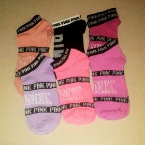 6 pairs PINK socks